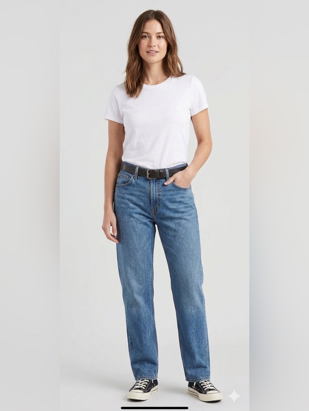 Levi's Jeans Loose Fit Straight Blue Denim Vintage 569 Size 14 Reg